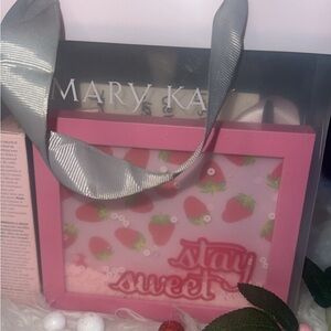Mary Kay Gift Set with Pink Strawberry Design